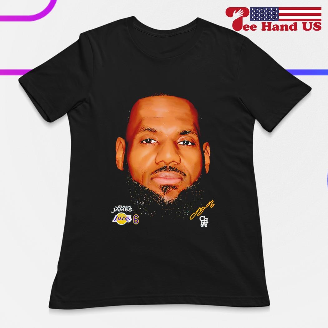 Lebron james shop face t shirt