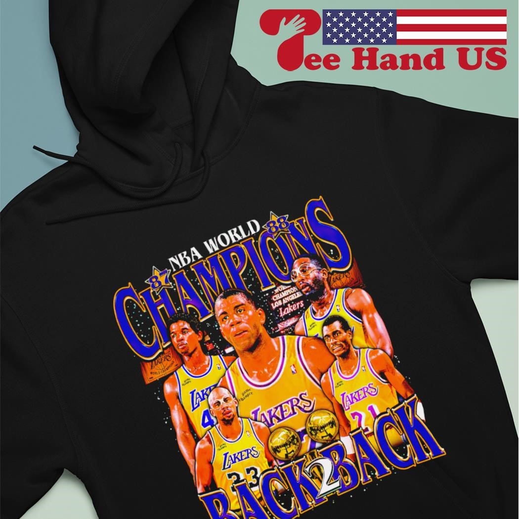 Los Angeles Lakers NBA World Champions Back To Back shirt hoodie