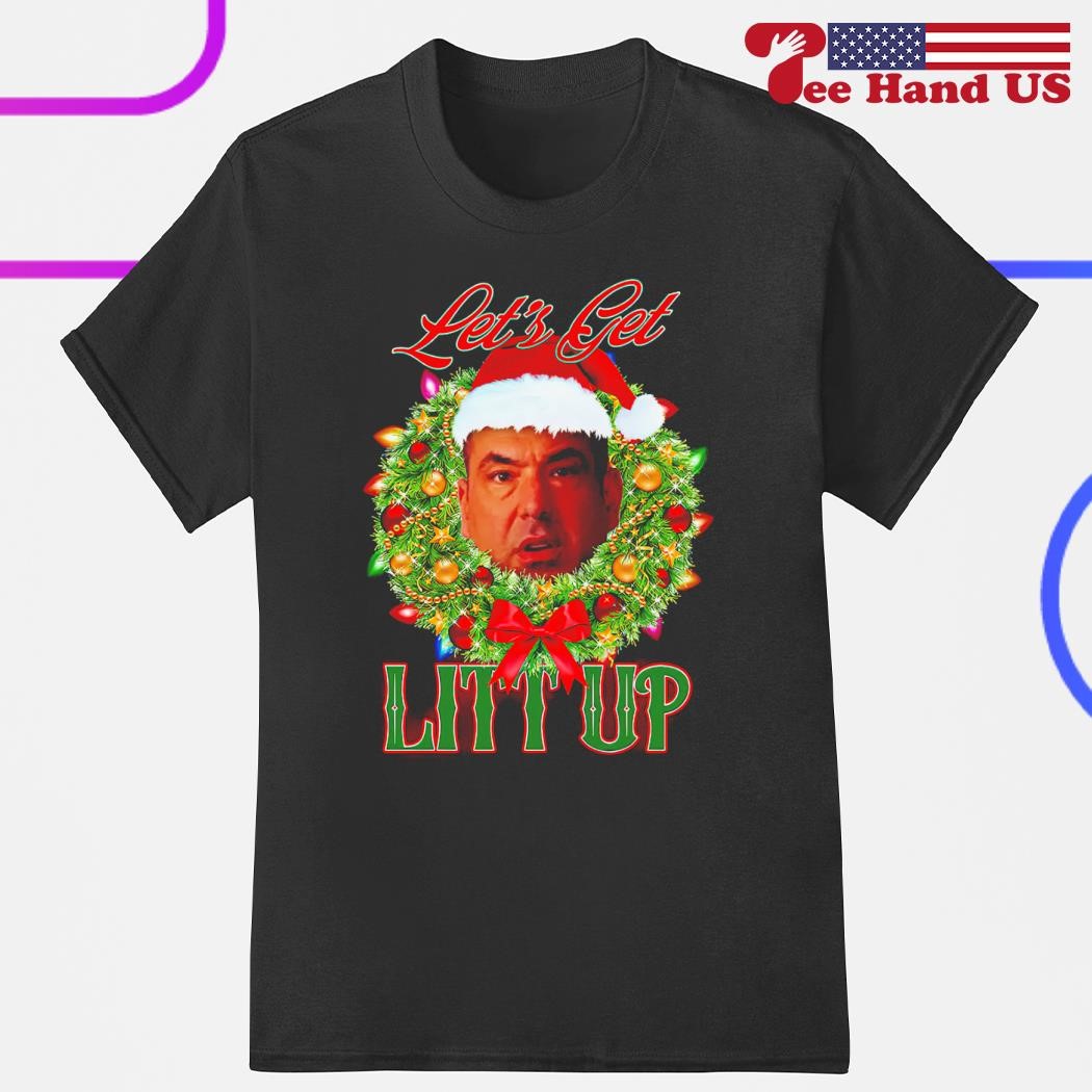 Louis Litt Let's Get Litt Up Christmas Ugly Sweater t-shirt