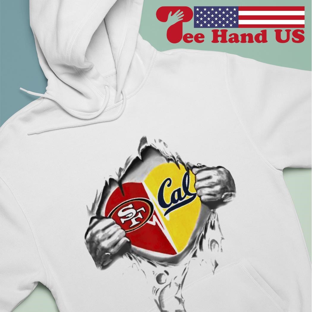 San Francisco 49ers and California Golden Bears it's in my heart shirt hoodie