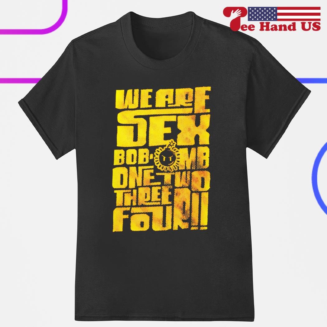 Scott Pilgrim vs The World we are sex bob omb one two three four shirt,  hoodie, sweater, long sleeve and tank top