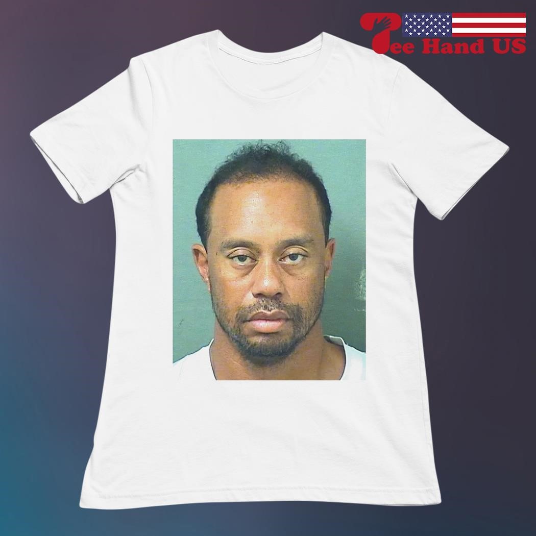 Tiger woods hotsell mugshot shirt