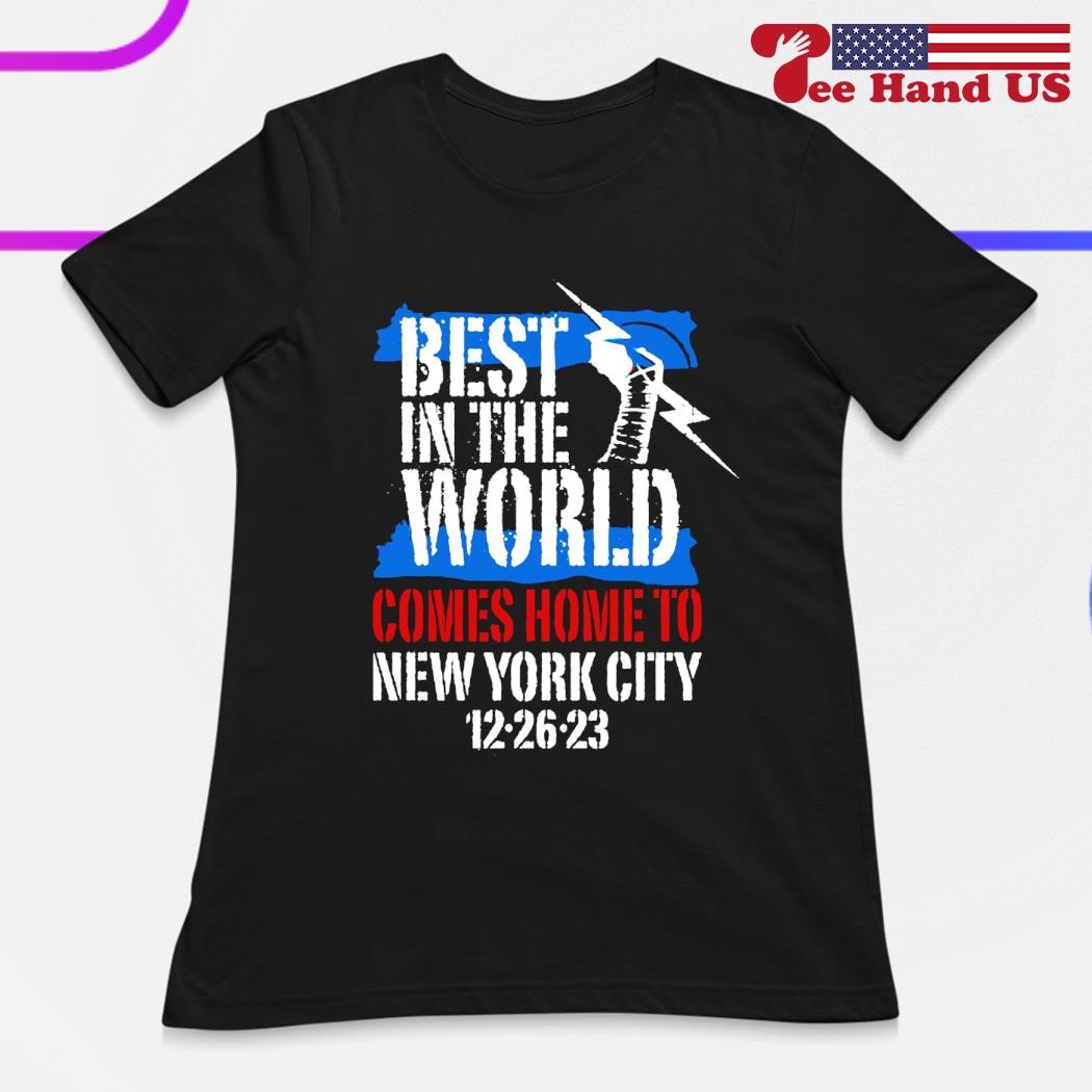 CM Punk Best in the world comes home to New York City 2023 shirt, hoodie,  sweater, long sleeve and tank top