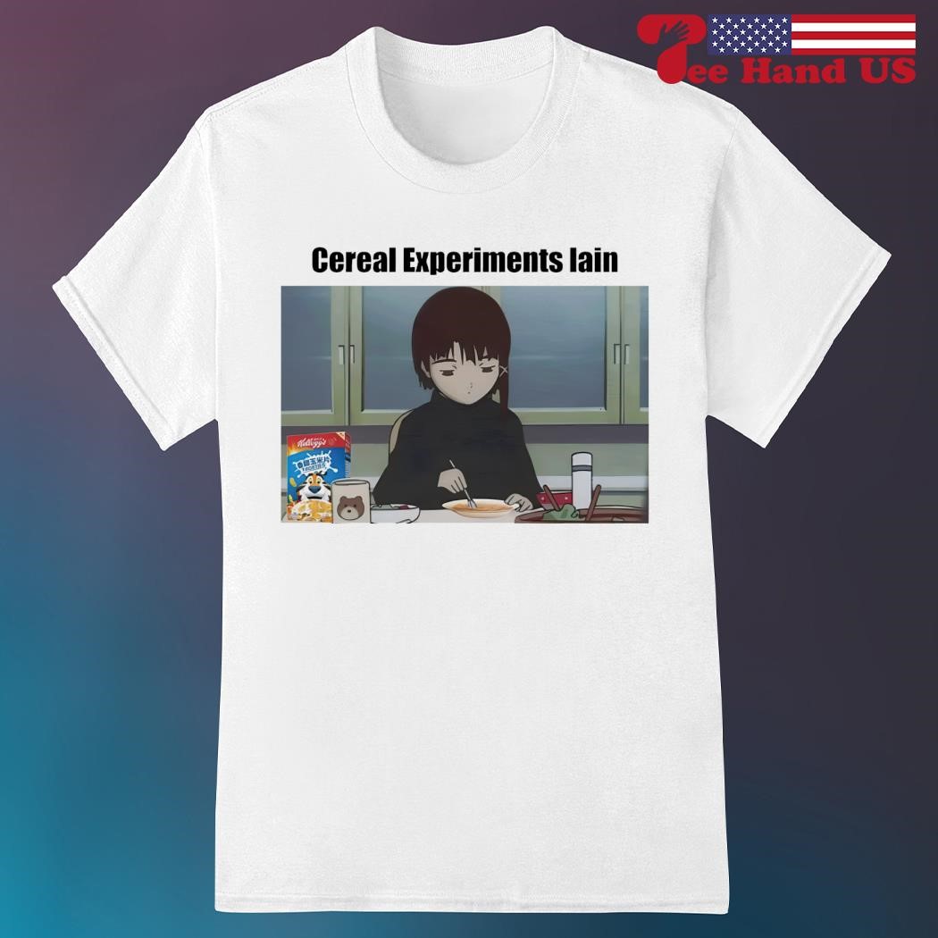 Serial popular experiments lain shirt