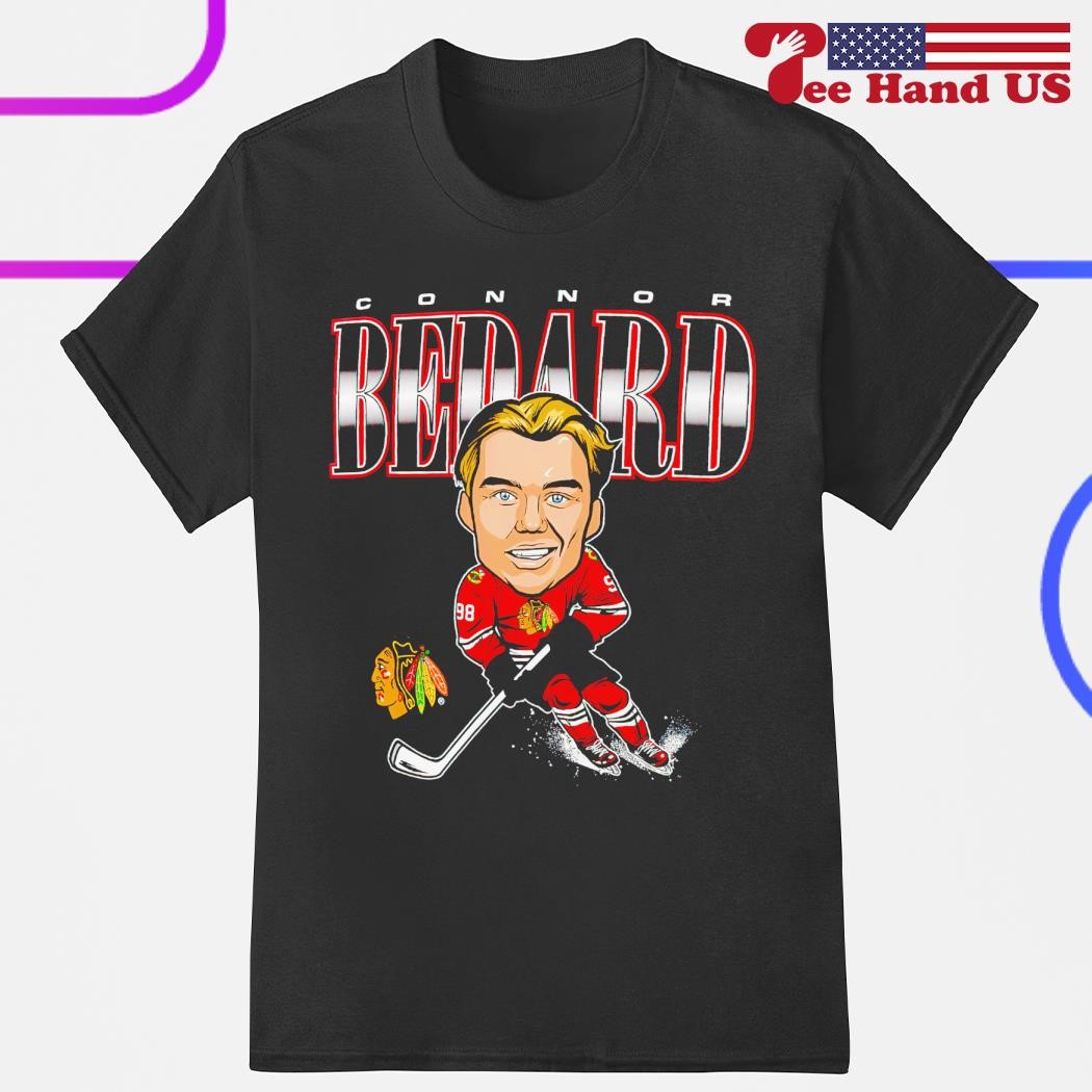 Connor Bedard Chicago Blackhawks Player Caricature shirt hoodie sweater long sleeve and tank top