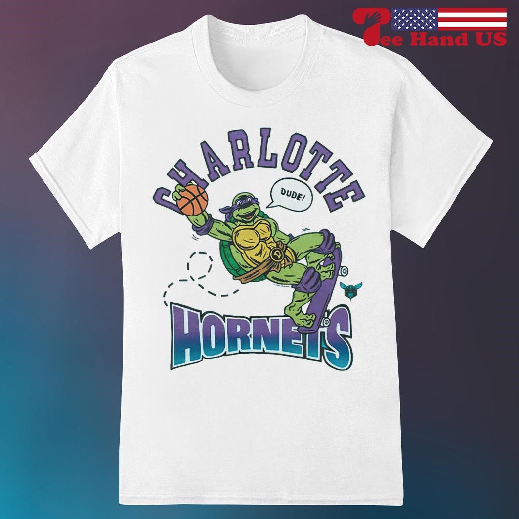 Donatello Teenage Mutant Ninja Turtles Charlotte Hornets vintage shirt,  hoodie, sweater, long sleeve and tank top