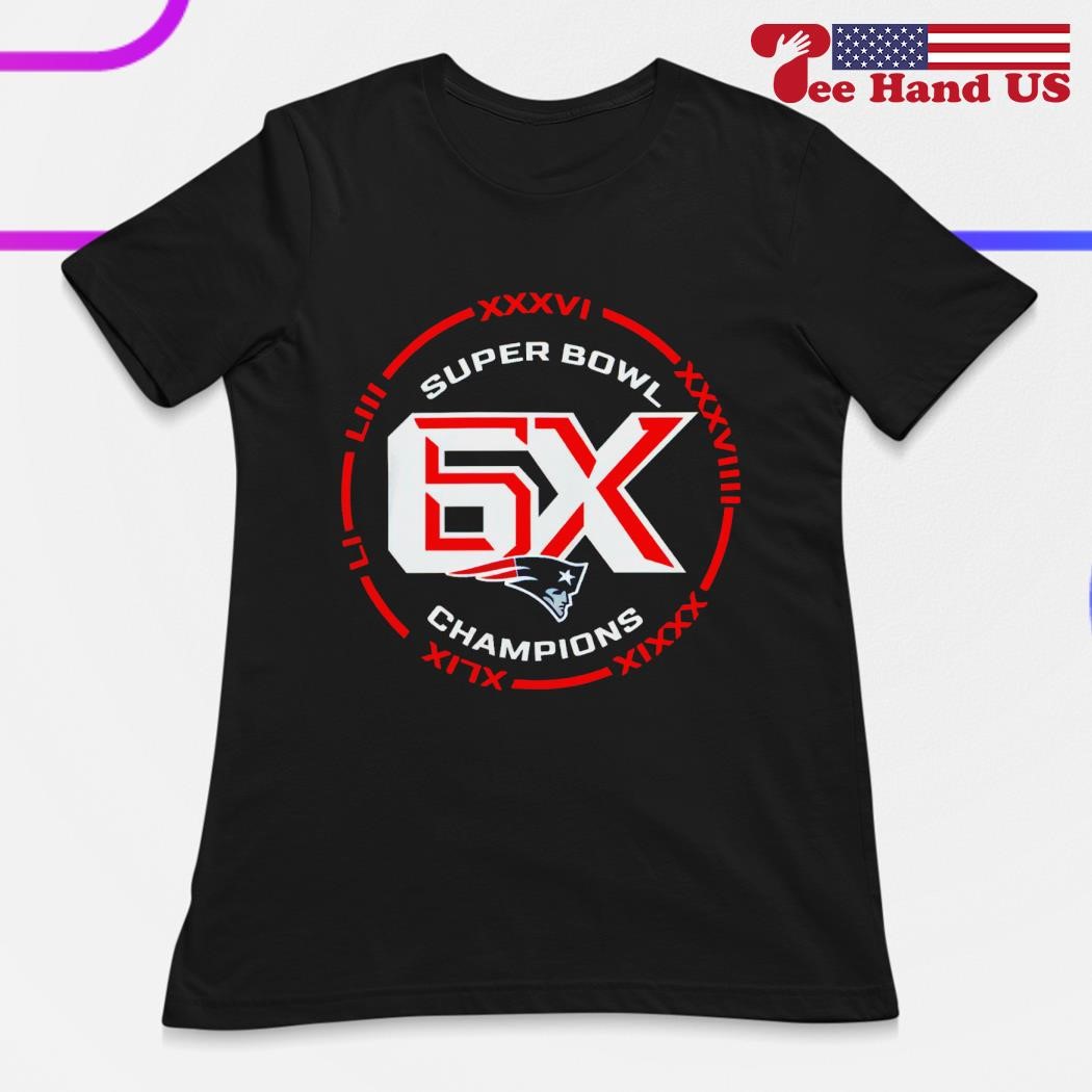 Patriots 6x shirt online