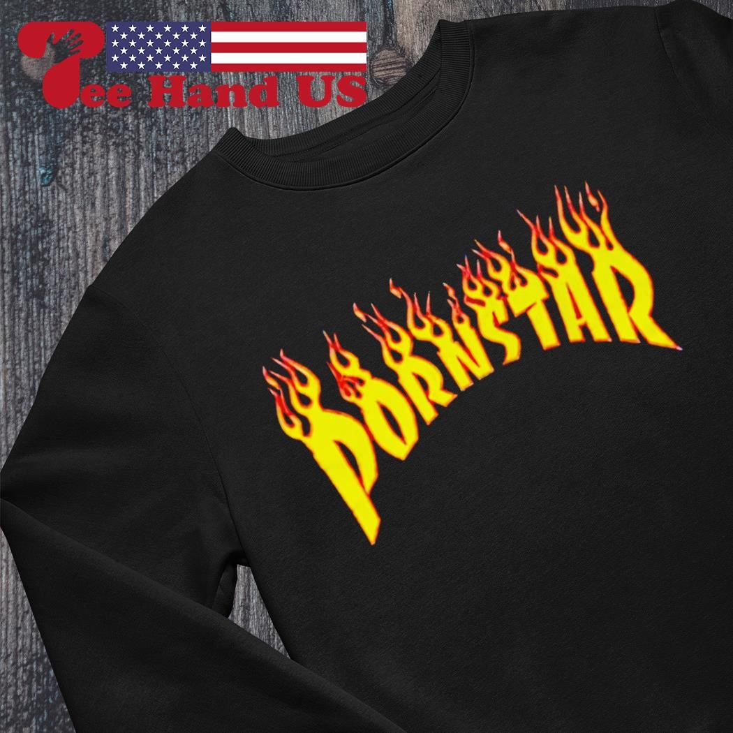 Porn star flame logo shirt, hoodie, sweater, long sleeve and tank top