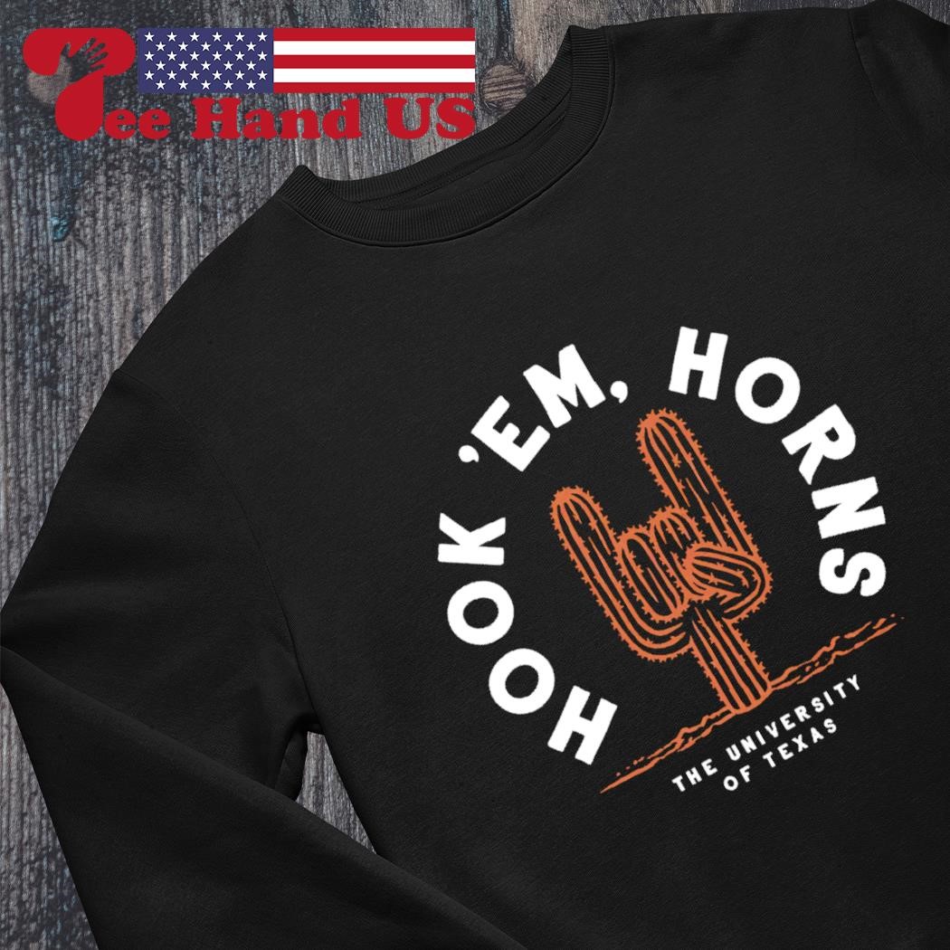 Hook Em Horns Texas Longhorns Mascot T Shirt