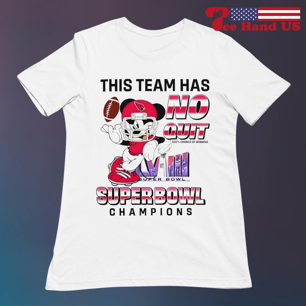 Arizona cardinals super bowl champions shirt on sale