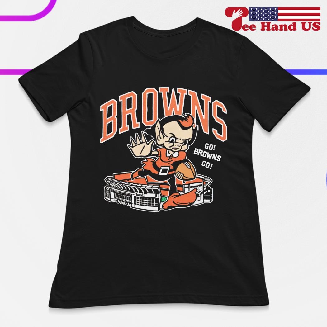 Brownie The Elf Cleveland Browns Stiff Arm Stadium vintage shirt hoodie sweater long sleeve and tank top