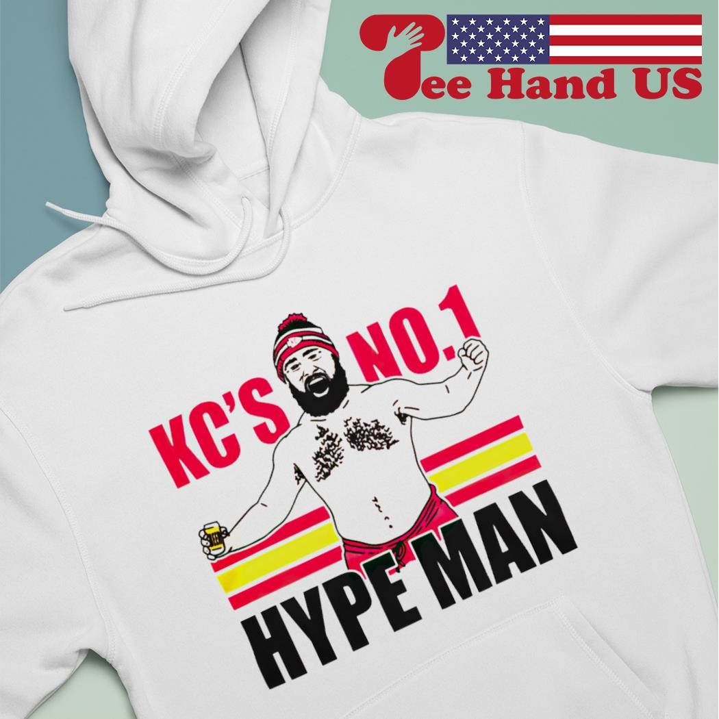 Jason Kelce Kc's No.1 Hype Man beer funny shirt hoodie