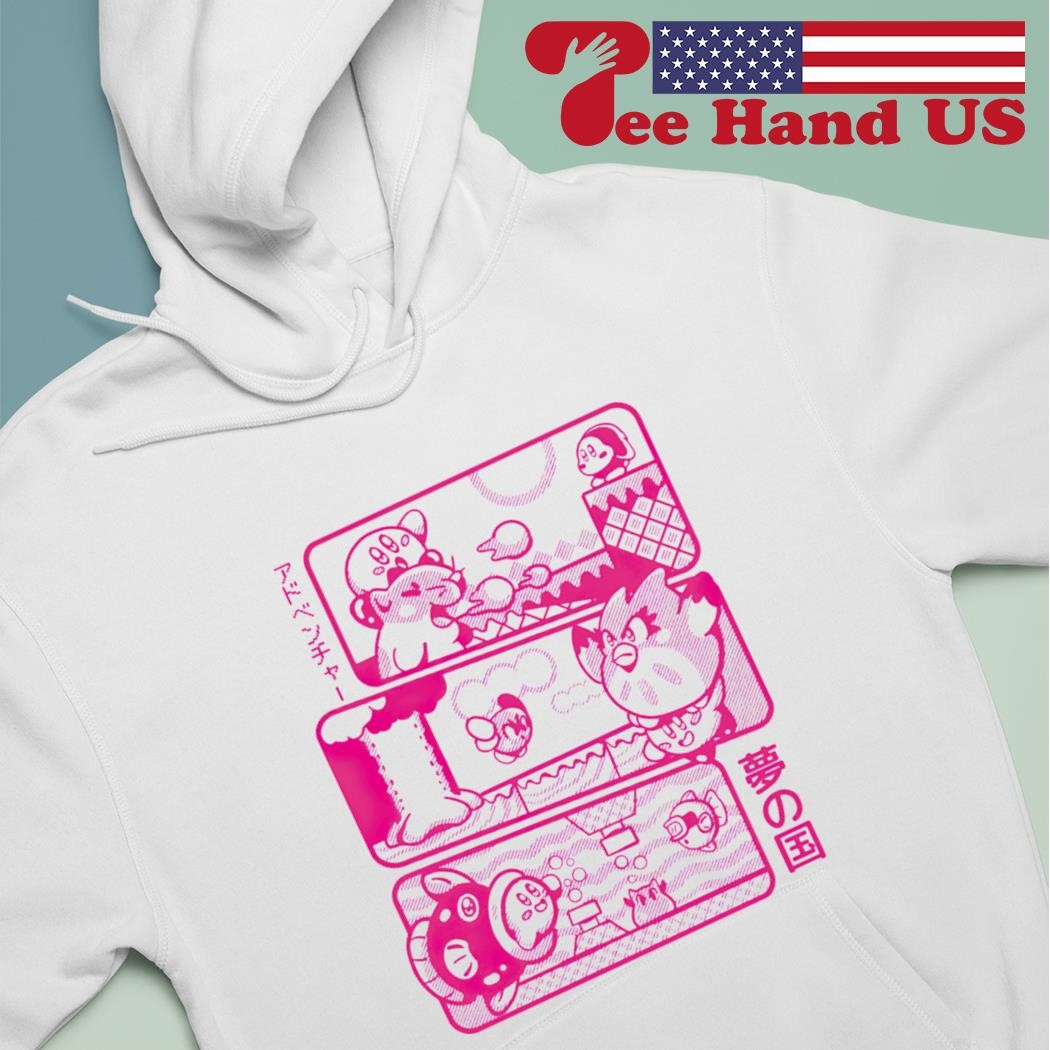 Kirby games on the way to an adventure shirt hoodie