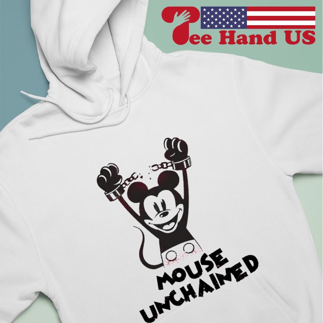 Mickey Mouse Steamboat Willie is breaking free of his chains shier hoodie