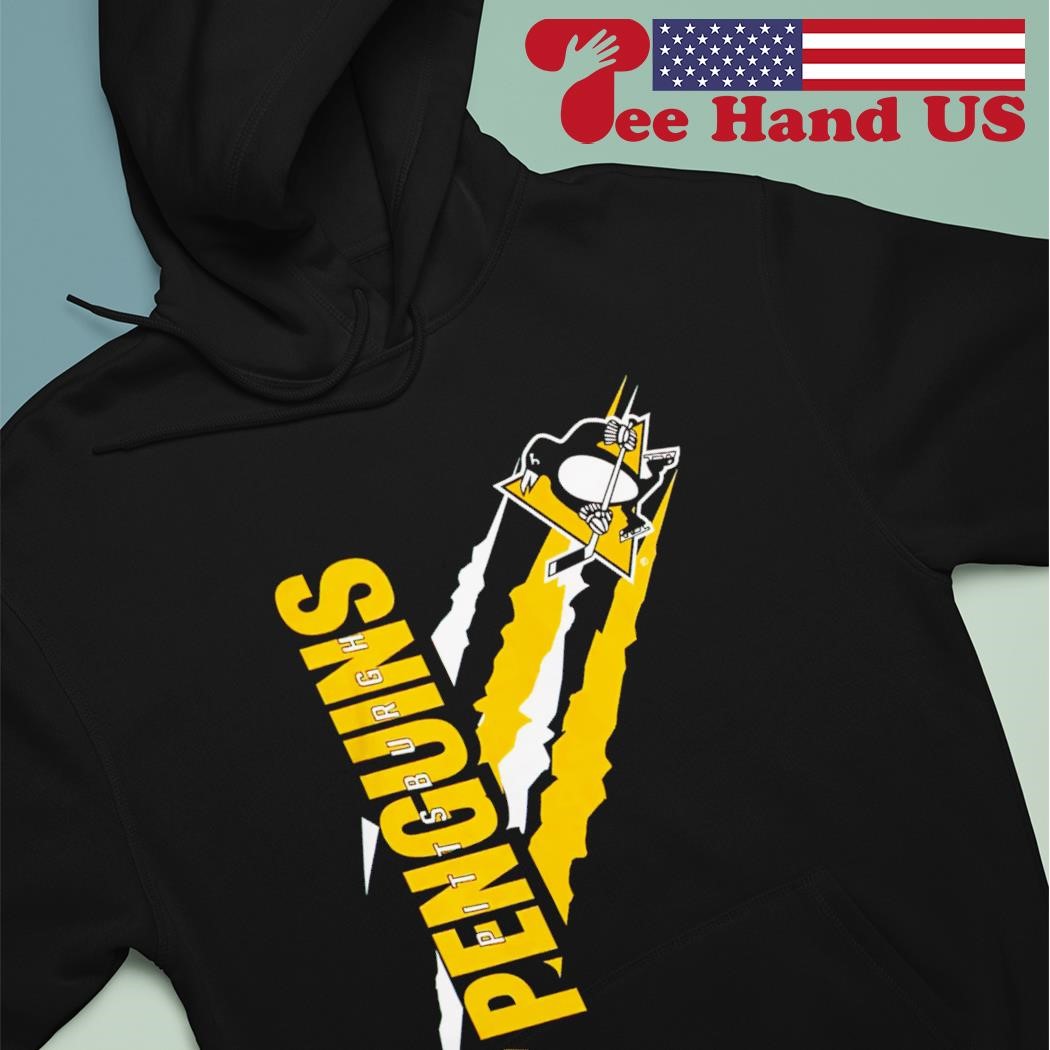 Pittsburgh Penguins Starter Color Scratch Logo 2024 shirt hoodie
