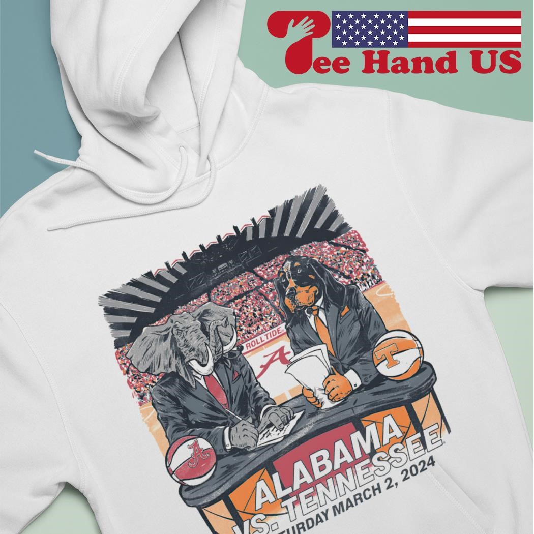 Alabama Crimson Tide vs tennessee volunteers vols mascot art 2024 shirt ...