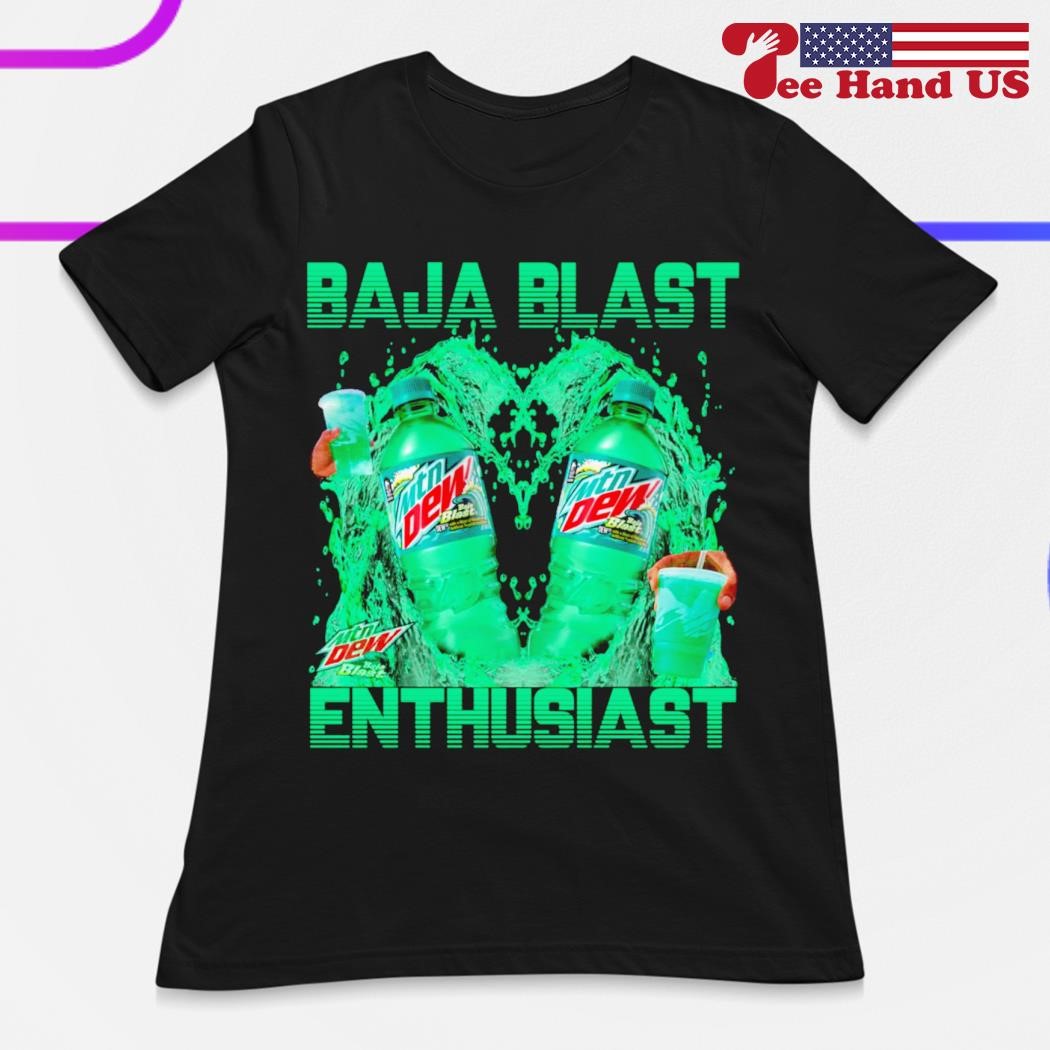 Mtn Dew Baja Blast Enthusiast shirt hoodie sweater long sleeve and tank top