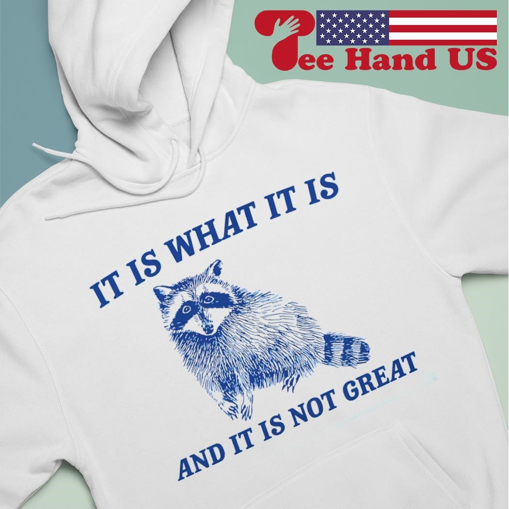 Raccoon it is what it is and it is not great shirt hoodie