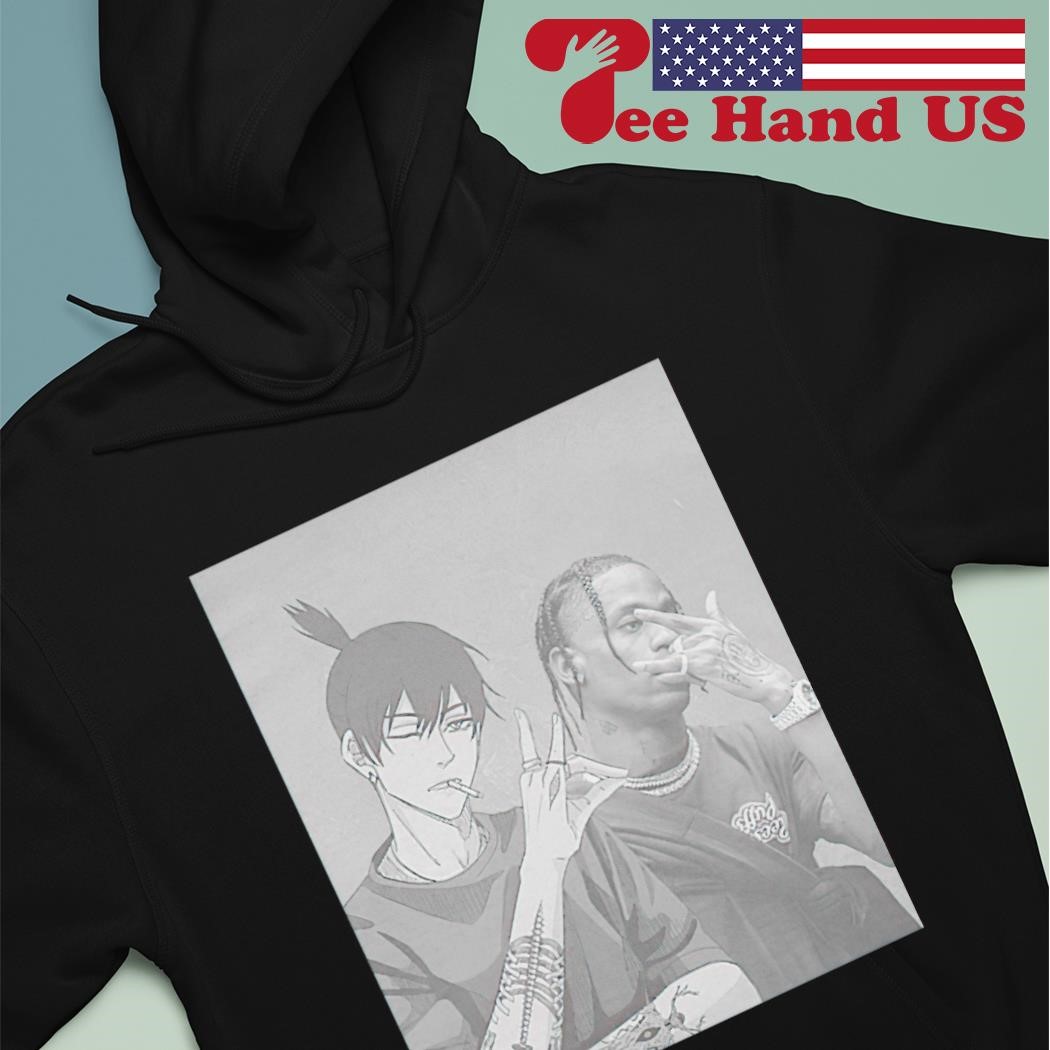 Travis Scott And Aki Hayakawa Chainsaw Man shirt hoodie
