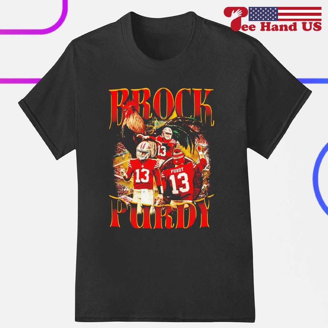 Big Cock Brock Purdy retro shirt, hoodie, sweater, long sleeve and tank top