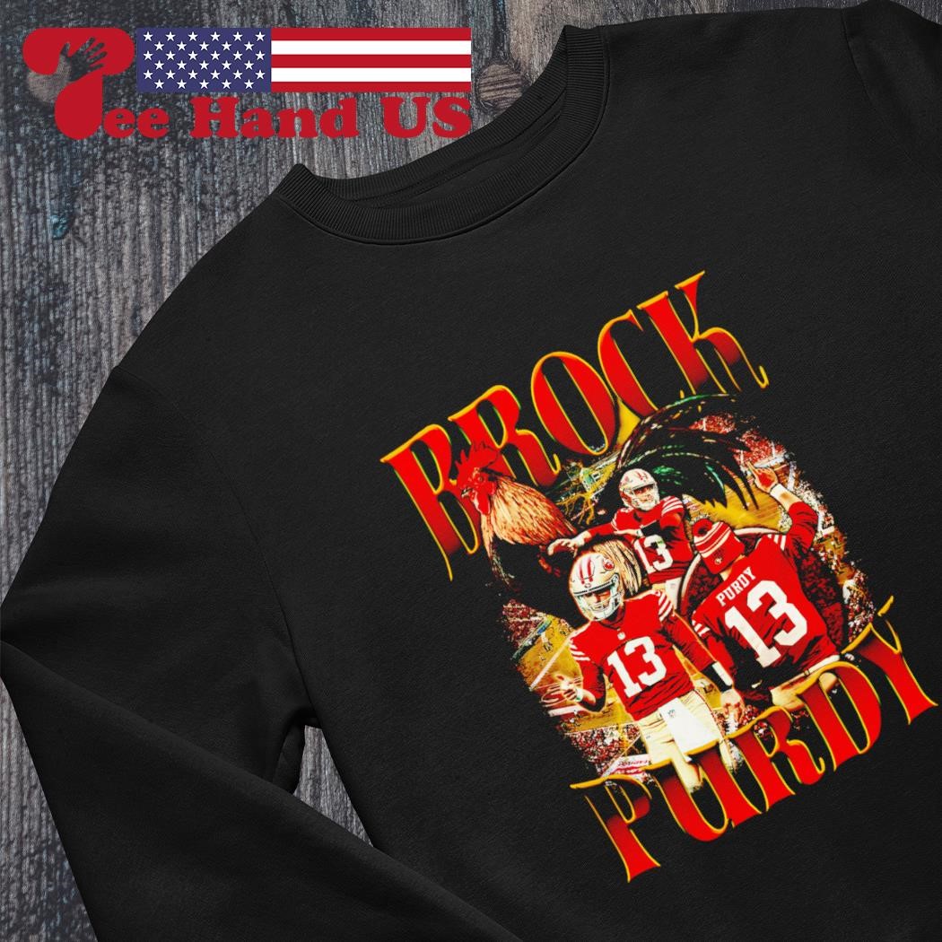 Big Cock Brock Purdy retro shirt, hoodie, sweater, long sleeve and tank top