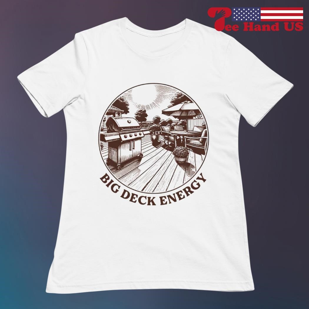 Big deck energy circle shirt ladies