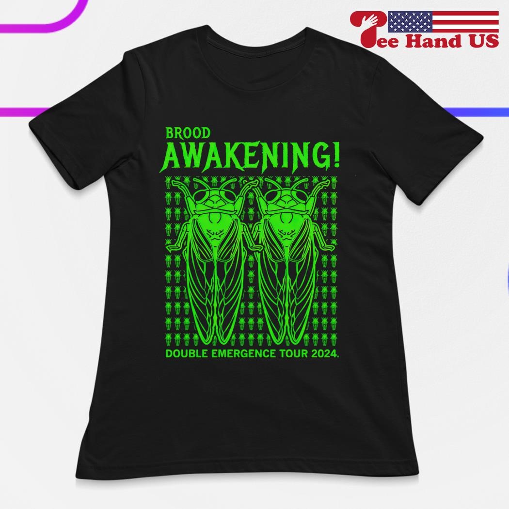 Brood awakening double emergence tour 2024 shirt ladies