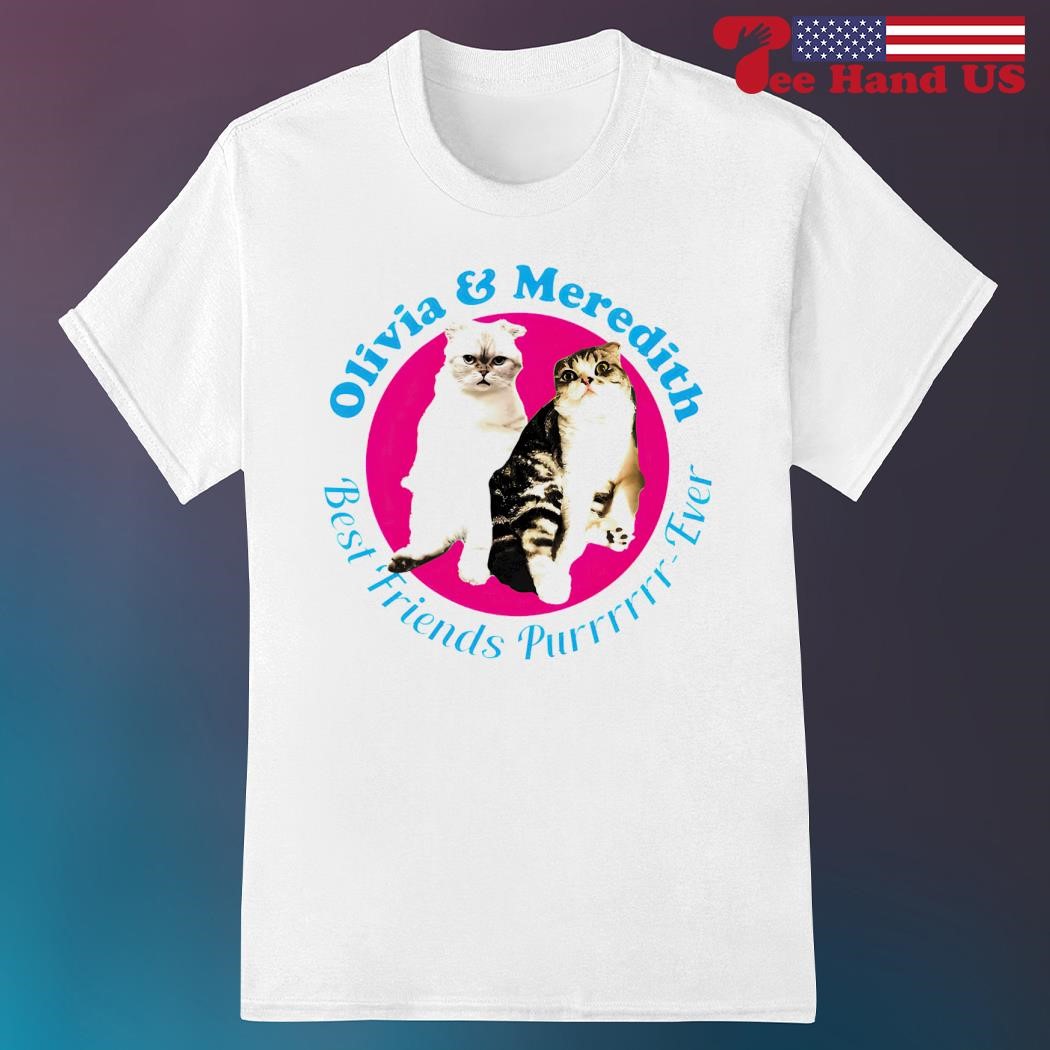 Olivia And Meredith Shirt | Friends Purrr Ever Cat Tee