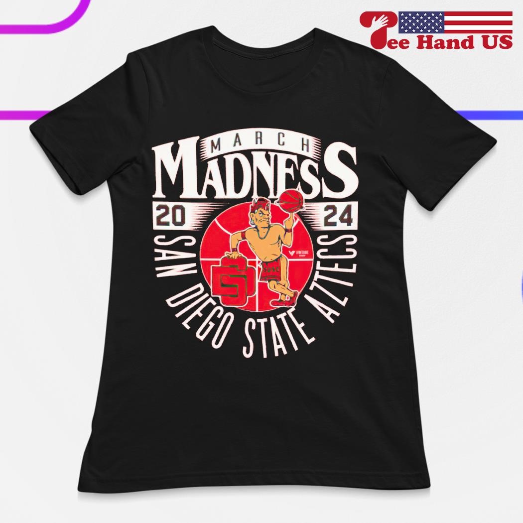 San Diego State Aztecs 2024 March Madness Mascot Shirt ladies