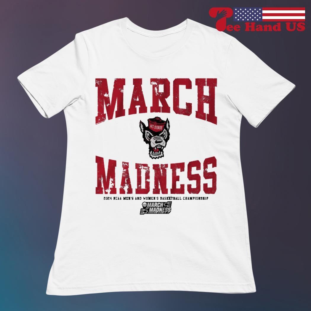 Nc State Wolf Men's Basketball March Madness shirt ladies