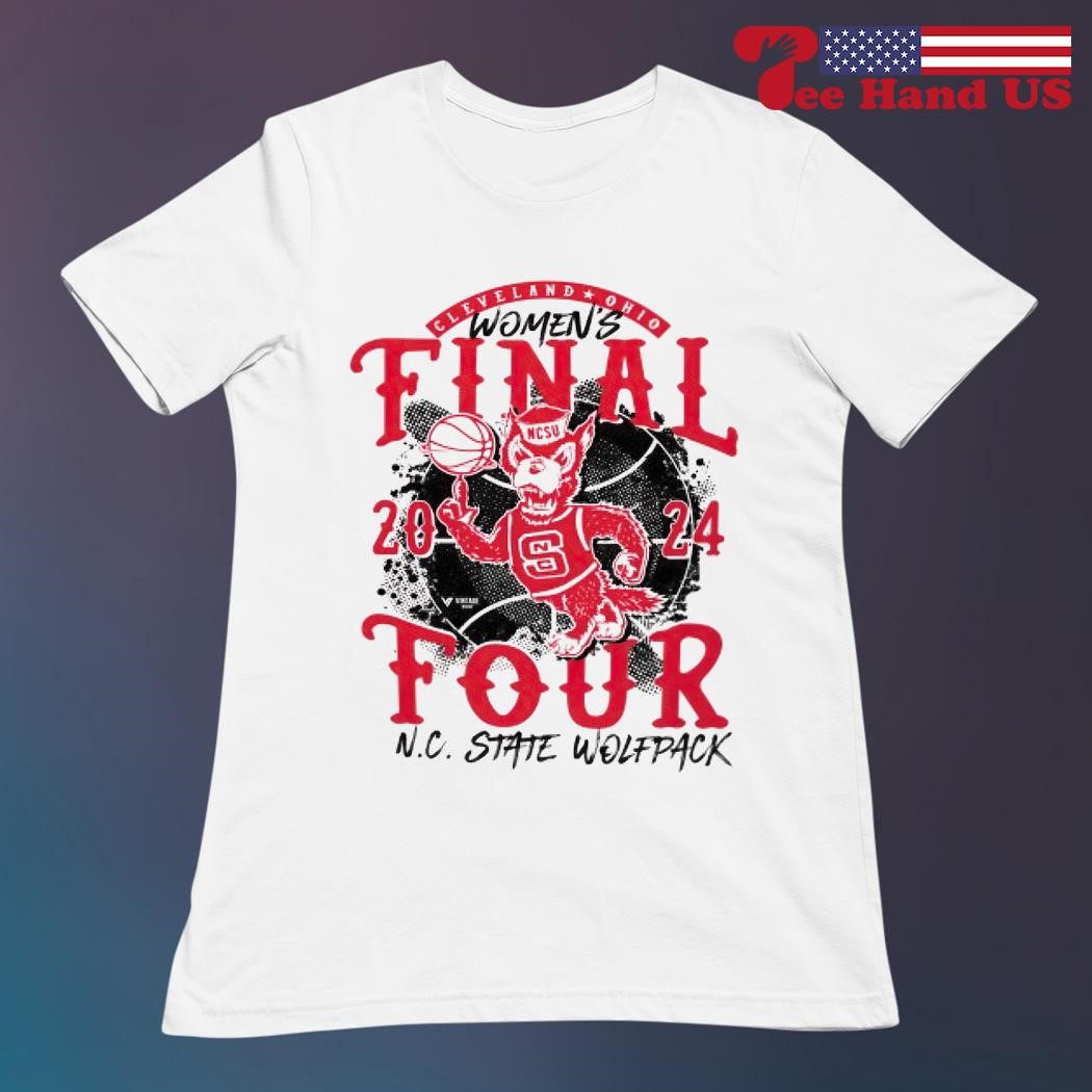 Nc State Wolfpack 2024 Final Four Cleveland Ohio shirt ladies