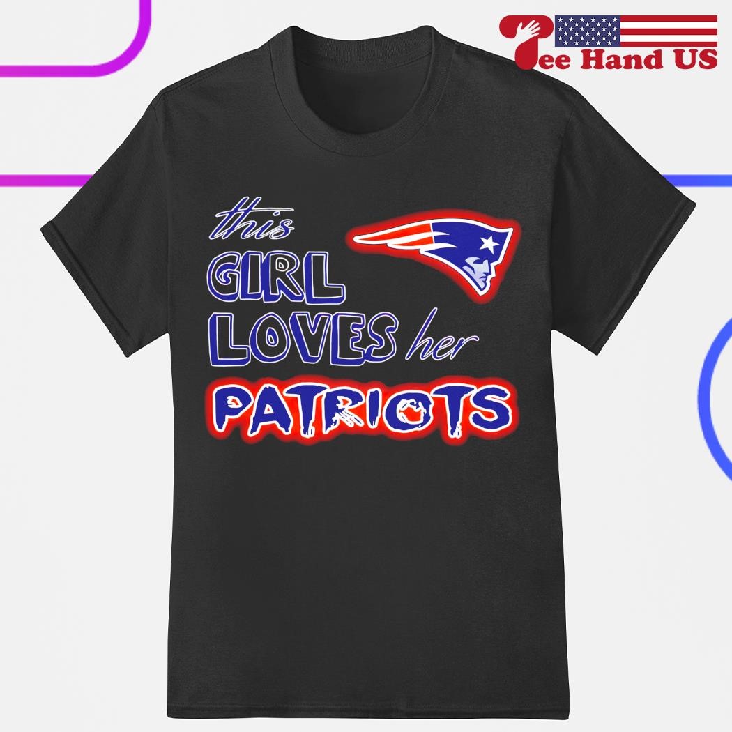 This girl loves her New England Patriots shirt