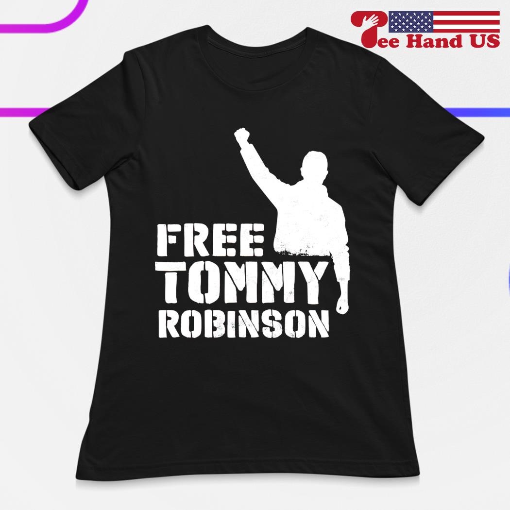 Free Tommy Robinson shirt hoodie sweater long sleeve and tank top