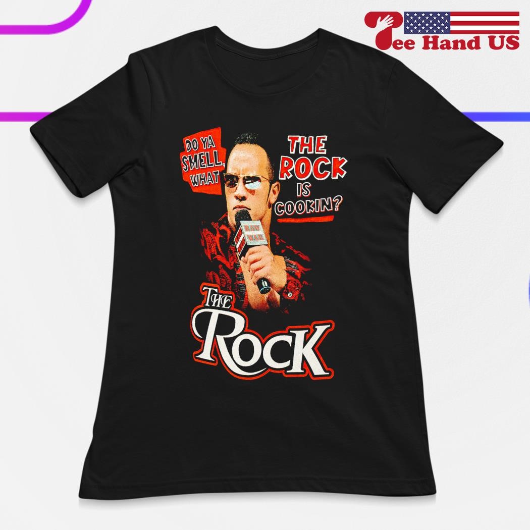 Wwe Can You Smell What The Rock Is Cooking T-Shirt Wwe Can You Smell What The Rock Is Cooking T-Shirt