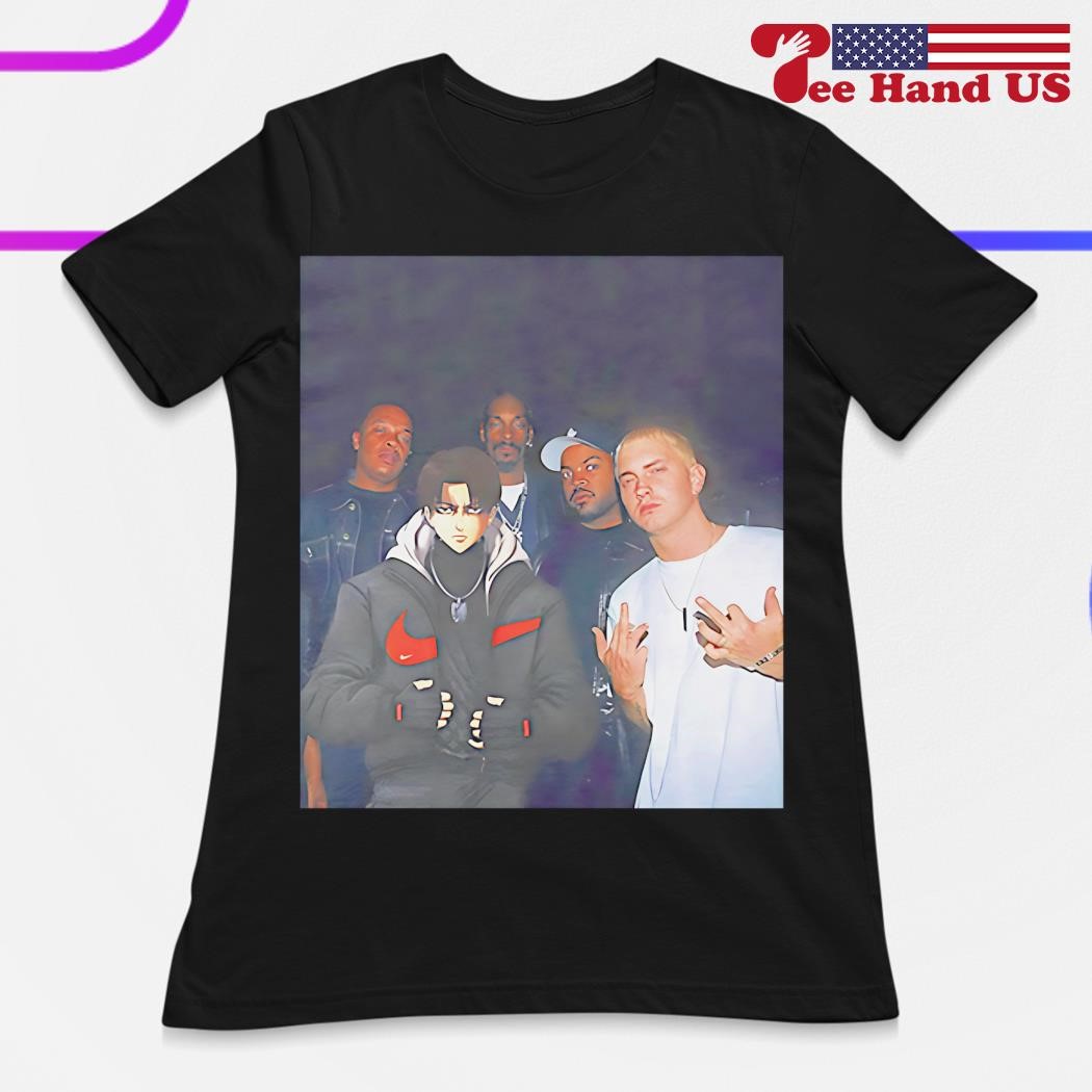 Dr Dre Snoop Dogg Ice Cube Eminem Anime x Rapper Shirt, hoodie