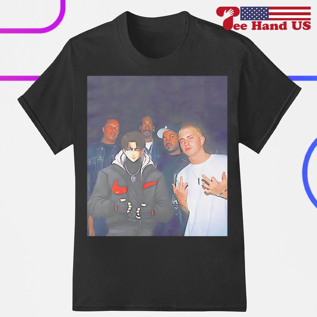 Dr Dre Snoop Dogg Ice Cube Eminem Anime x Rapper Shirt, hoodie
