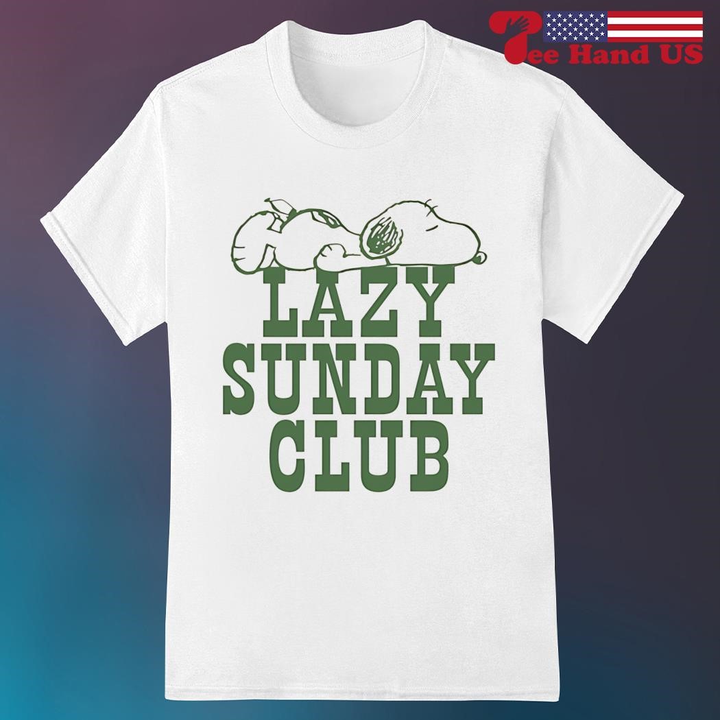 Snoopy Lazy Sunday Club Shirt, hoodie, sweater, long sleeve and tank top