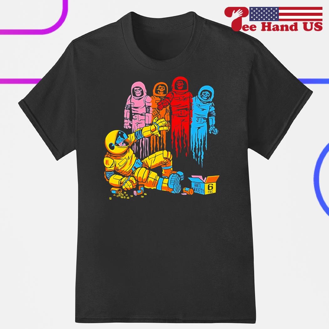 Abed wearing Anti-Anxiety Pacman Spaceman shirt, hoodie, sweater, long ...