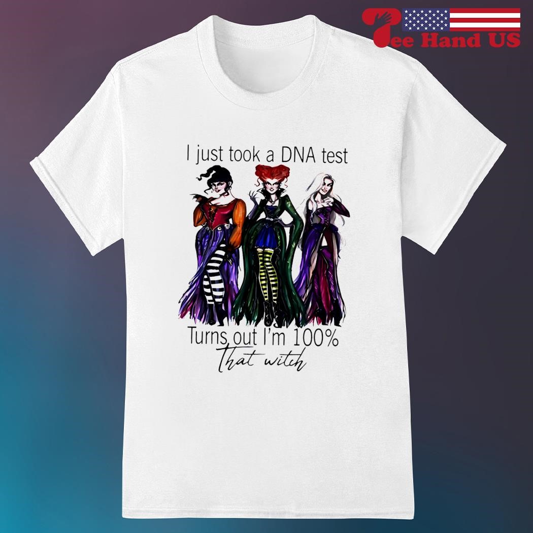 i just took a dna test shirt hocus pocus