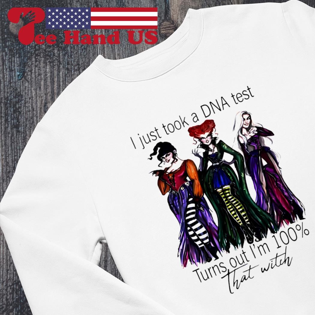 i just took a dna test shirt hocus pocus