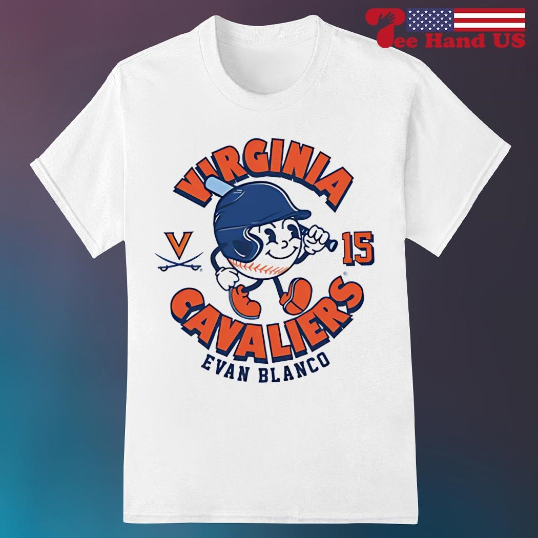 Virginia Cavaliers NCAA baseball Evan Blanco shirt