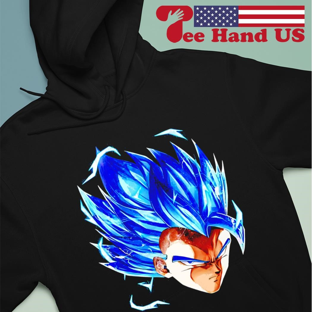 Gogeta Dragon Ball big face graphic shirt hoodie sweater long sleeve and tank top