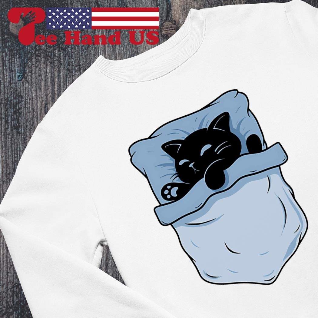 Pocket nap a sleeping cat in your pocket shirt hoodie sweater long sleeve and tank top