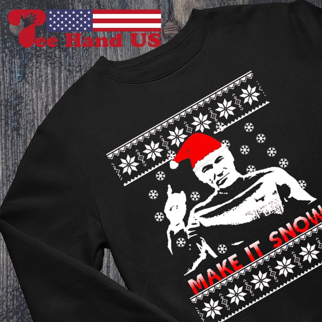 Picard make it snow Christmas shirt hoodie sweater long sleeve and tank top