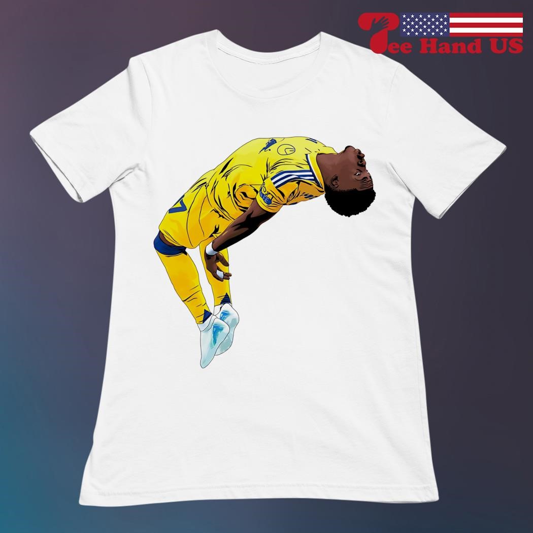 Leeds United - White Typography Print T-Shirt