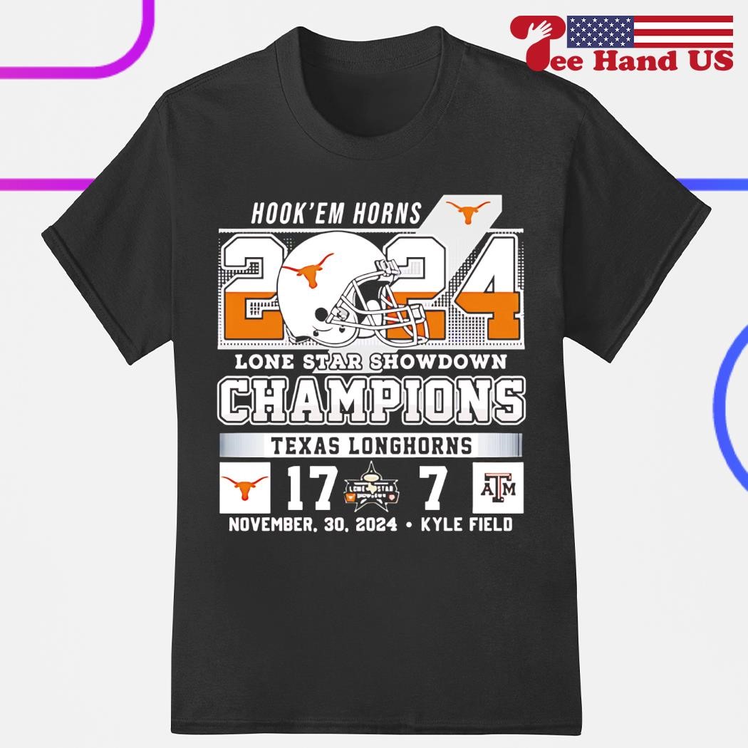 Texas Longhorns Hook &lsquo;Em Gig &lsquo;Em Kyle Field nov 30 2024 Champion 