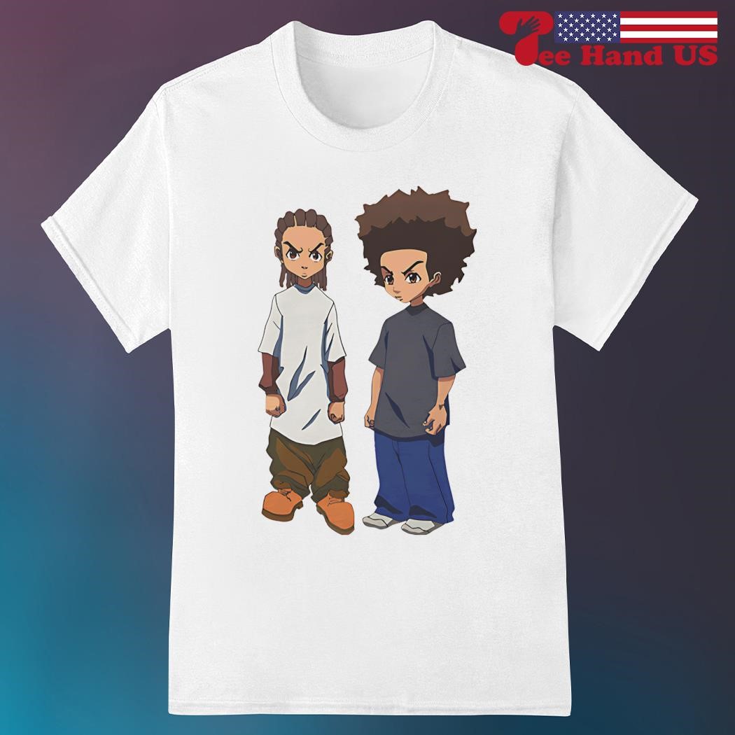 The Boondocks Huey and Riley vintage shirt, hoodie, sweater, long sleeve  and tank top, image size:1050x1050
