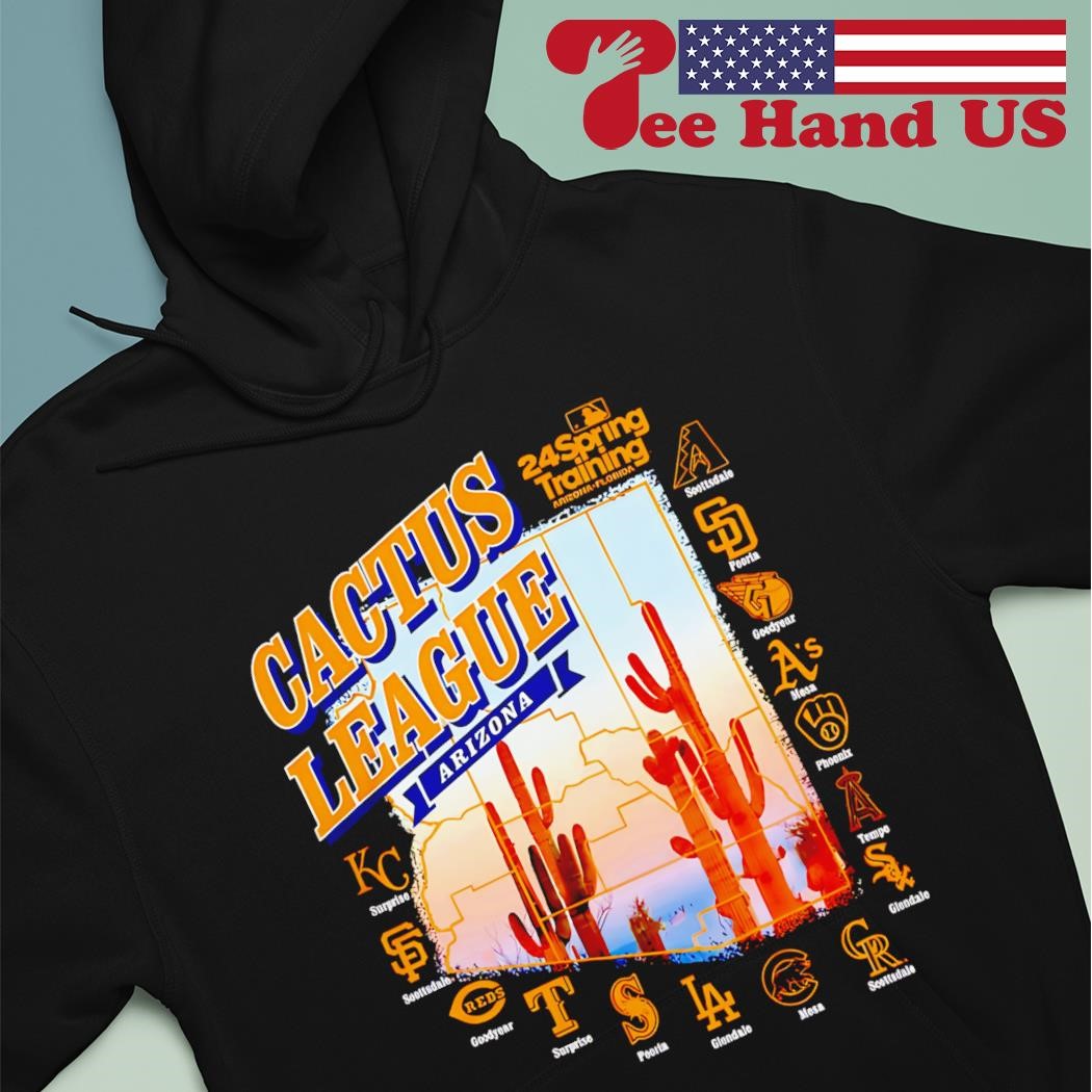 2024 MLB Spring Training Cactus League teams logo shirt