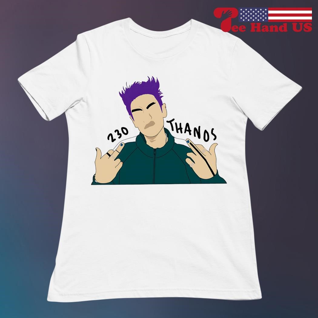 イカゲーム T.O.P THANOS T-shirt Mサイズ 白/ピンク Thanos from Squid Game 2 shirt, hoodie, sweater, long sleeve