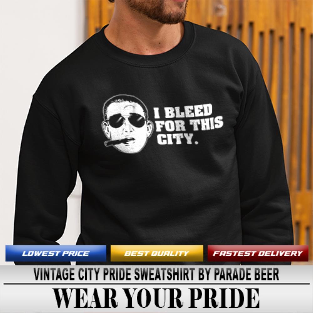 Parade Beer I bleed for this city vintage shirt, hoodie, sweater, long  sleeve and tank top, image size:1000x1000